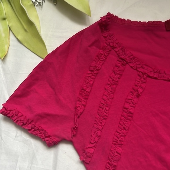 ⭐️hugo Boss Ruffle Detail Top⭐️ - Picture 3 of 7